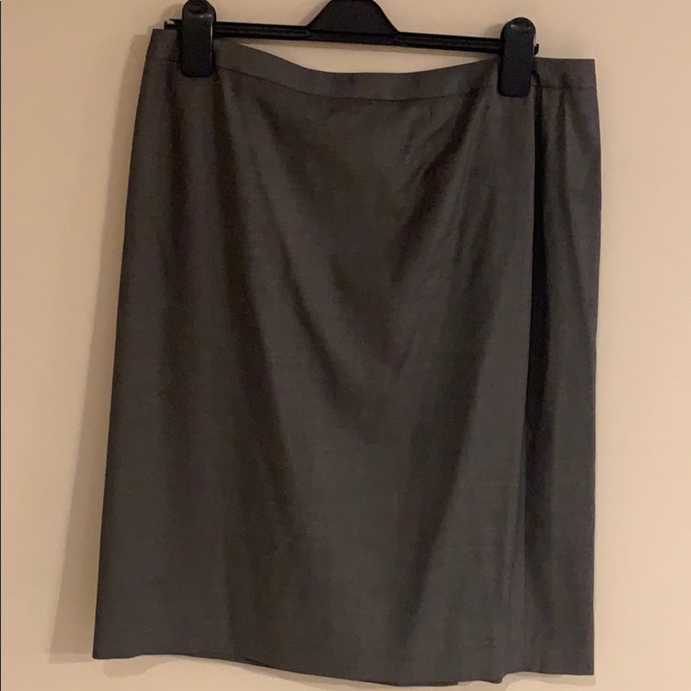 BROOKS BROTHERS Gray pencil skirt